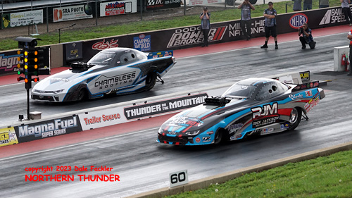 Shane Westerfield - TA/FC (near lane) vs 
Christine Foster - TA/FC (far lane)